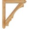 Ekena Millwork Balboa Arts & Crafts Rough Sawn Bracket, Western Red Cedar, 4"W x 32"D x 38"H BKT04X32X38BOA03RWR - alternate 3